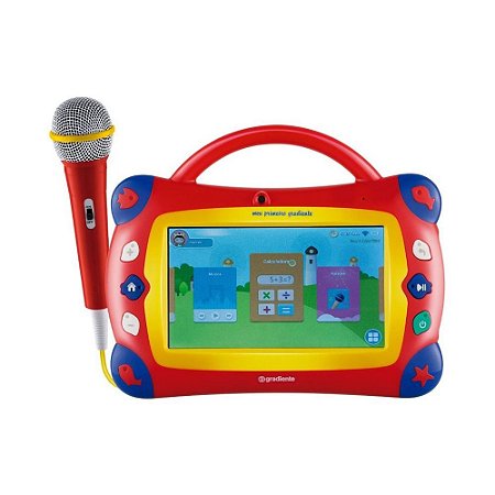 Tablet e Karaokê Gradiente Meu Primeiro Gradiente GTB106