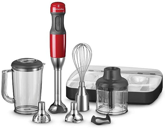 Mixer de Mão Kitchenaid 5 Velocidades Empire Vermelho KEB25AV 110V