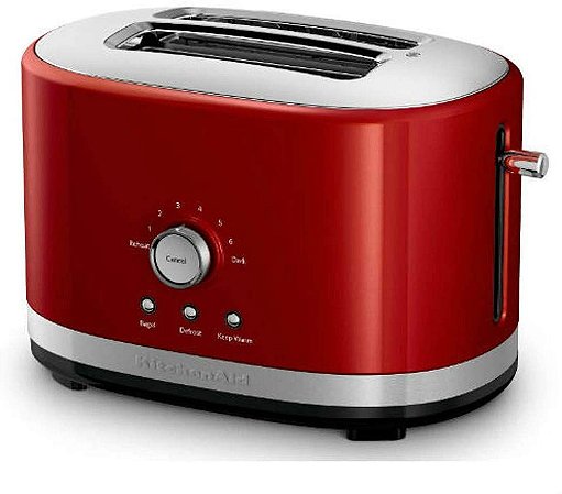 Torradeira Manual KitchenAid Artisan 2 Fatias Empire Vermelha KJC42AV 220V