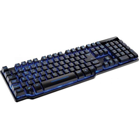 Teclado gamer multilaser semi mecanico tc196 warrior