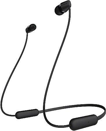 Fone de Ouvido Sony WI-C200 Bluetooth Preto