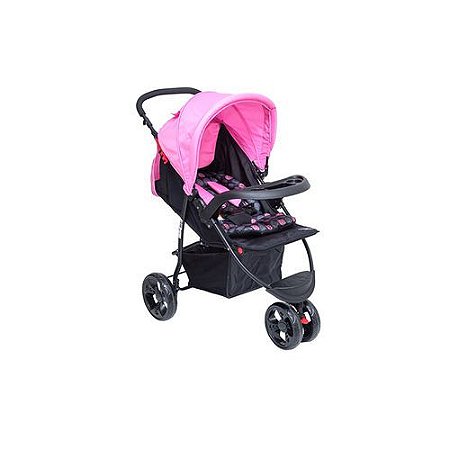 Carrinho Urban Rodas Grandes Baby Rosa baby Style