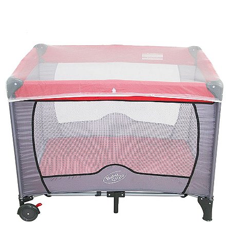Berço Compacto Liso Vermelho BABY STYLE Ref. 116813