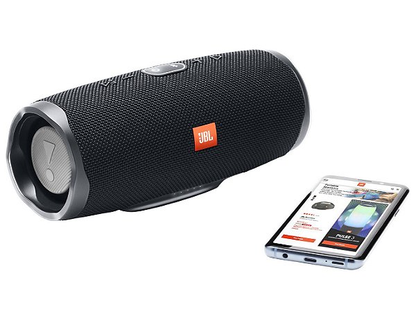 Caixa de som portátil JBL Charge 4 Bluetooth Preta 30W