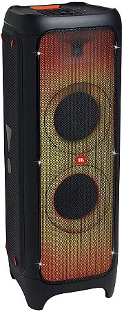 Caixa de som portátil JBL PartyBox 1000 com Bluetooth e efeitos de luzes Preto