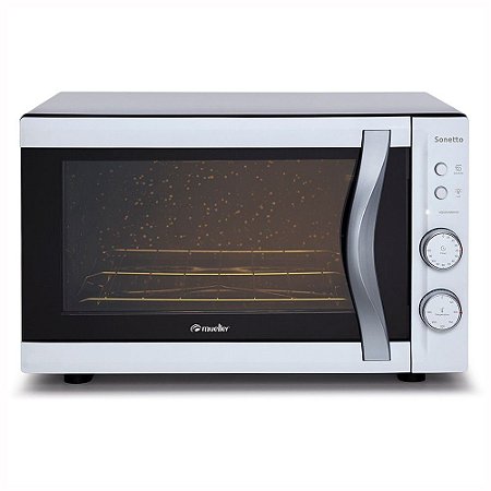 Forno elétrico de bancada Mueller Sonetto Branco 44 Litros 110V
