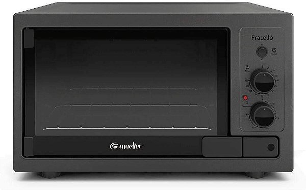 Forno Elétrico de bancada Mueller Fratello com Timer Grafite 44 Litros 220V