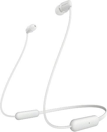 Fone de Ouvido Sony WI-C200 Bluetooth Branco
