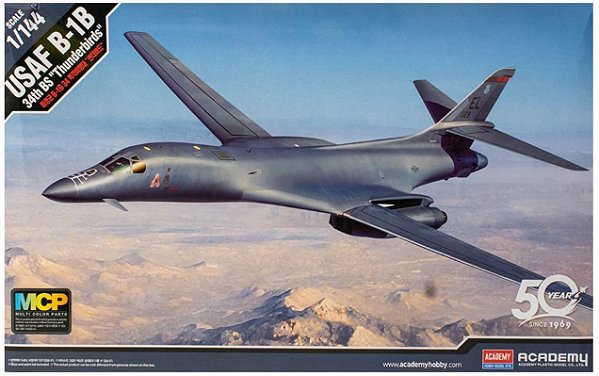 Academy -  USAF B-1B 34th BS "Thunderbirds" - 1/144
