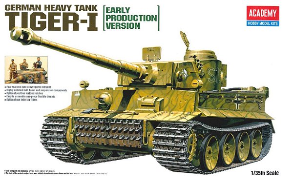 Academy - Tiger I Early Production - 1/35