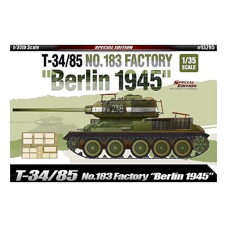 Academy - T-34/85 No.183 Factory "Berlin 1945" - 1/35