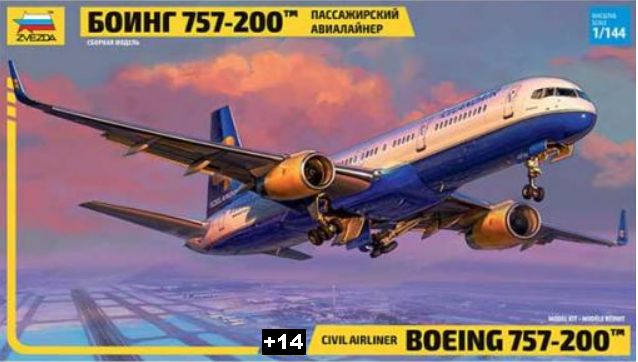 Zvezda - Boeing 757-200 - 1/144