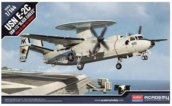 Academy - U.S. Navy E-2C VAW-113 Black Eagles - 1/144