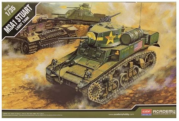 Academy - M3A1 Stuart Light Tank - 1/35