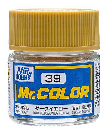 Gunze - Mr.Color 039 - Dark Yellow  (3/4 Flat)
