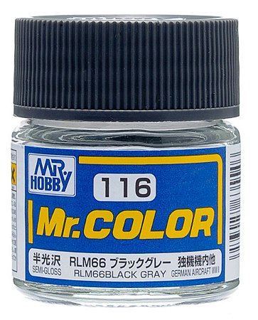 Gunze - Mr.Color 116 - RLM66 Black Gray (Semi-Gloss)