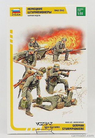Zvezda - German Soldiers Sturmpioniere 1940 - 1/35