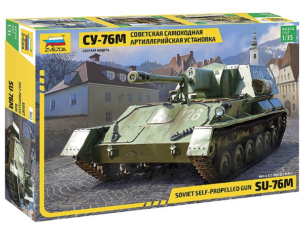 Zvezda - Soviet self-propelled gun SU-76M - 1/35
