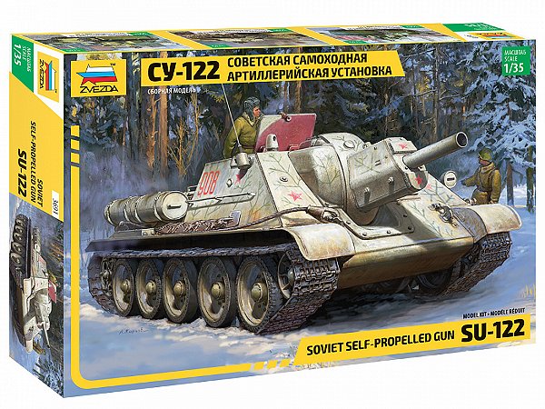 Zvezda - Soviet self-propelled gun Su-122 - 1/35