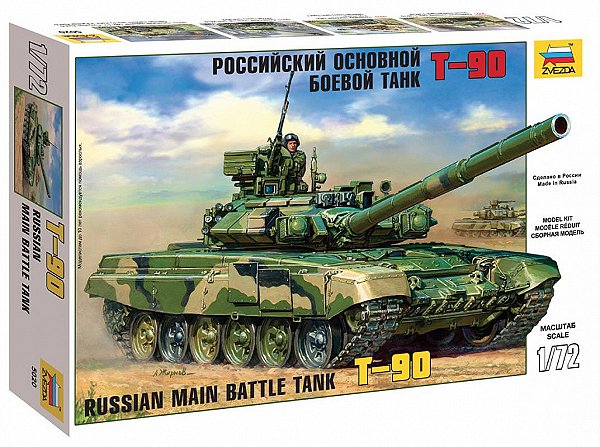 Zvezda - Russian Main Battle Tank T-90 - 1/72