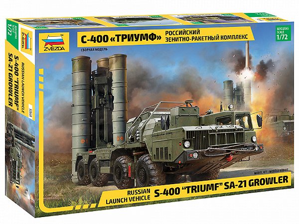 Zvezda - Russian launch vehicle S-400 «Triumf» SA-21 Growler - 1/72