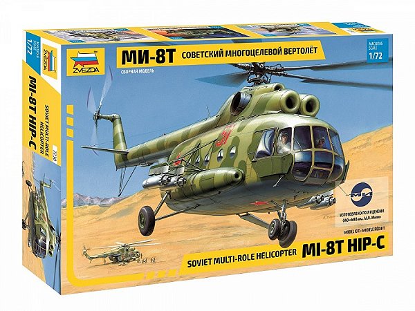 Zvezda - Soviet multi-role helicopter MI-8T HIP-C - 1/72