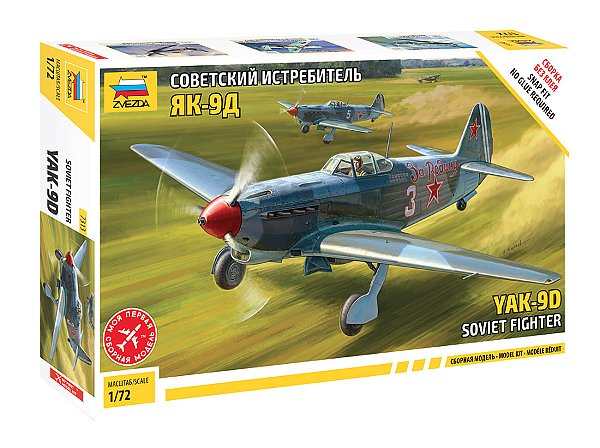 Zvezda - YAK-9D Soviet Fighter - 1/72
