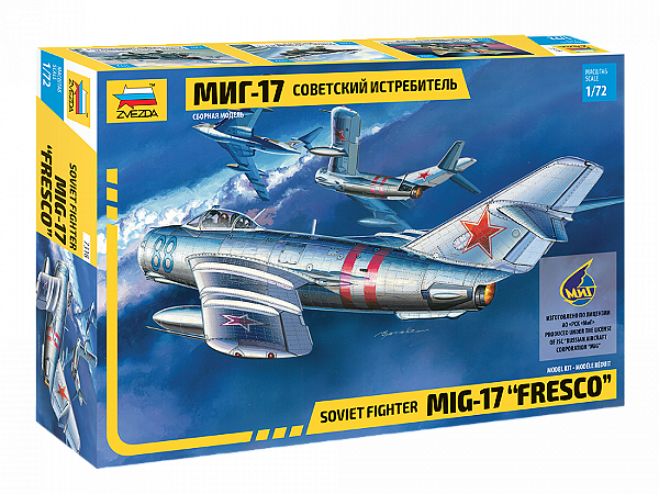 Zvezda - Soviet fighter MIG-17 "FRESCO" - 1/72