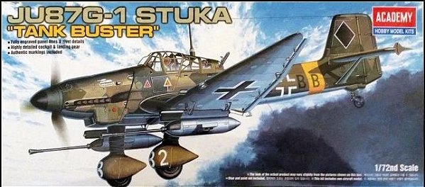 Academy - Ju-87G-1 Stuka "Tank Buster" - 1/72