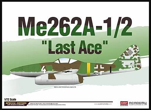 Academy - Me262A-1/2 "Last Ace" - 1/72