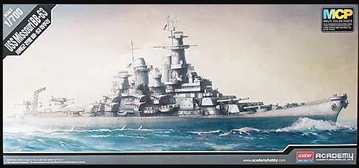 Academy - USS Missouri BB-63 - 1/700