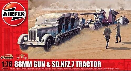 AIRFIX - 88MM GUN & TRACTOR SD.KFZ.7 - 1/76