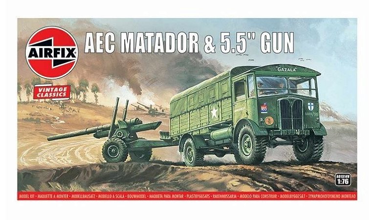 AIRFIX - AEC MATADOR & 5.5' GUN - 1/76