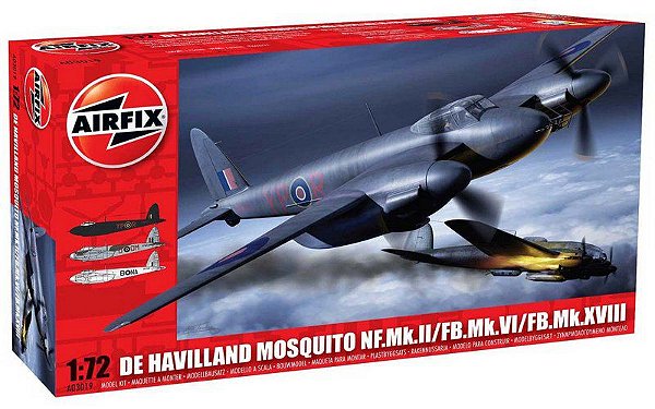 AIRFIX - DE HAVILLAND MOSQUITO MkII/VI/XVIII - 1/72