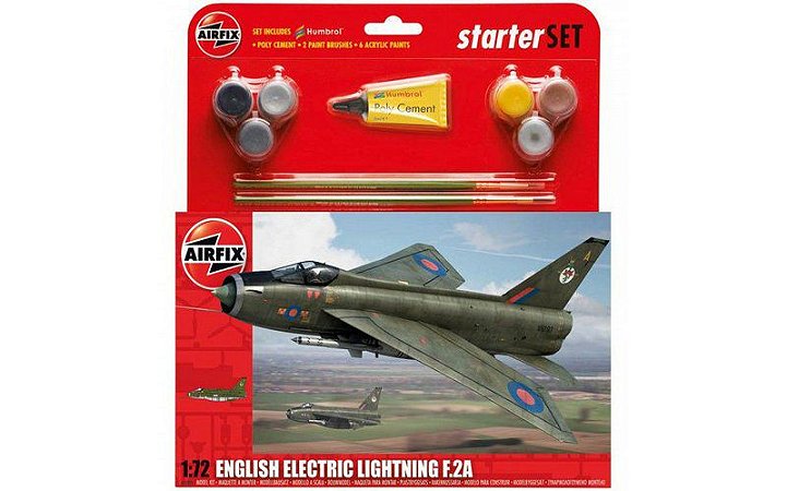 AIRFIX - E.E. LIGHTNING F.2A STARTER SET - 1/72