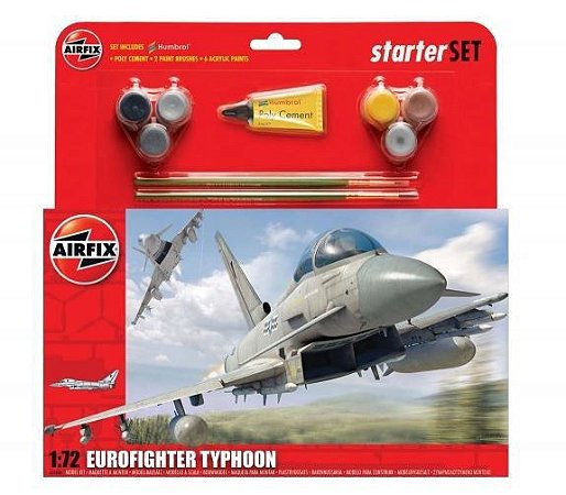 AIRFIX - EUROFIGHTER TYPHOON STARTER SET - 1/72