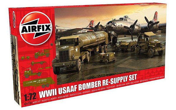 AIRFIX - WWii USAAF BOMBER RE-SUPPLY SET - 1/72