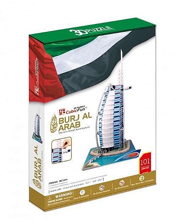 CUBICFUN - BURJ AL ARAB (DUBAI) - PUZZLE 3D