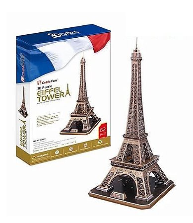 CUBICFUN - EIFFEL TOWER (FRANCE) - PUZZLE 3D