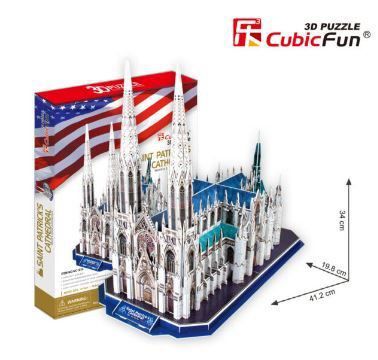 CUBICFUN - ST. PATRICKS CATHEDRAL (USA) - PUZZLE 3D