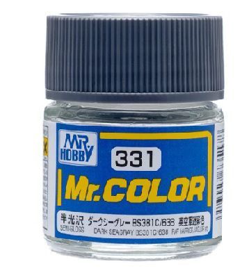 Gunze - Mr.Color 331 - Dark Seagray BS381C 638 (Semi-Gloss)