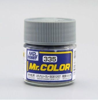 Gunze - Mr.Color 335 - Medium Seagray BS381C 637 (Semi-Gloss)