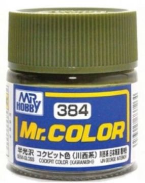 Gunze - Mr.Color 384 - COCKPIT COLOR (KAWANISHI) (Semi-Gloss)