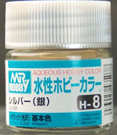 Gunze - Aqueous Hobby Colors 008 - Silver (Metallic)