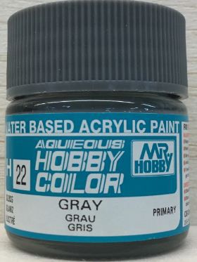 Gunze - Aqueous Hobby Colors 022 - Gray (Gloss)