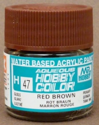 Gunze - Aqueous Hobby Colors 047 - Red Brown (Gloss)