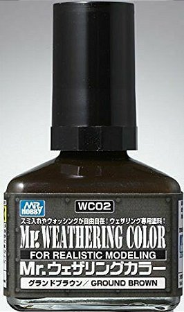 Gunze - Mr.Weathering Color 02 - Ground Brown 40ml