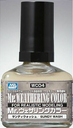 Gunze - Mr.Weathering Color 04 - Sandy Wash 40ml