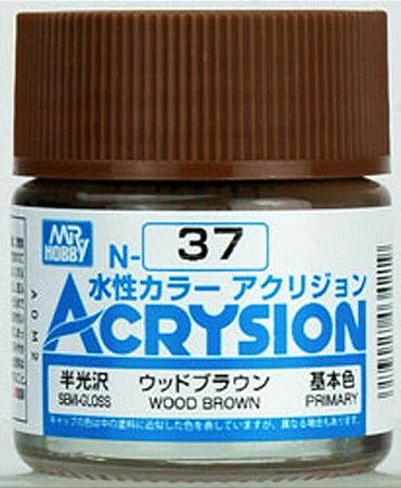 Gunze - Acrysion Color 037 - Wood Brown (Semi-Gloss)