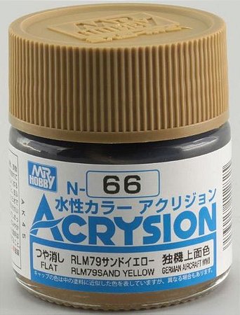Gunze - Acrysion Color 066 - RLM79 Sandy Yellow (Semi-Gloss)